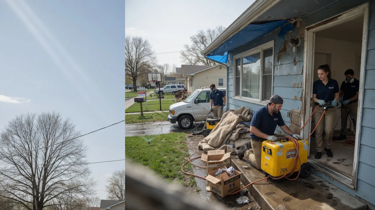 Basement Flood Cleanup in Dover, OH near me